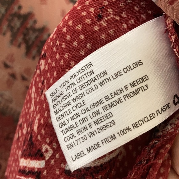 FINAL MARKDOWN Xhilaration open front boho style coverup (XL) - Picture 5 of 6